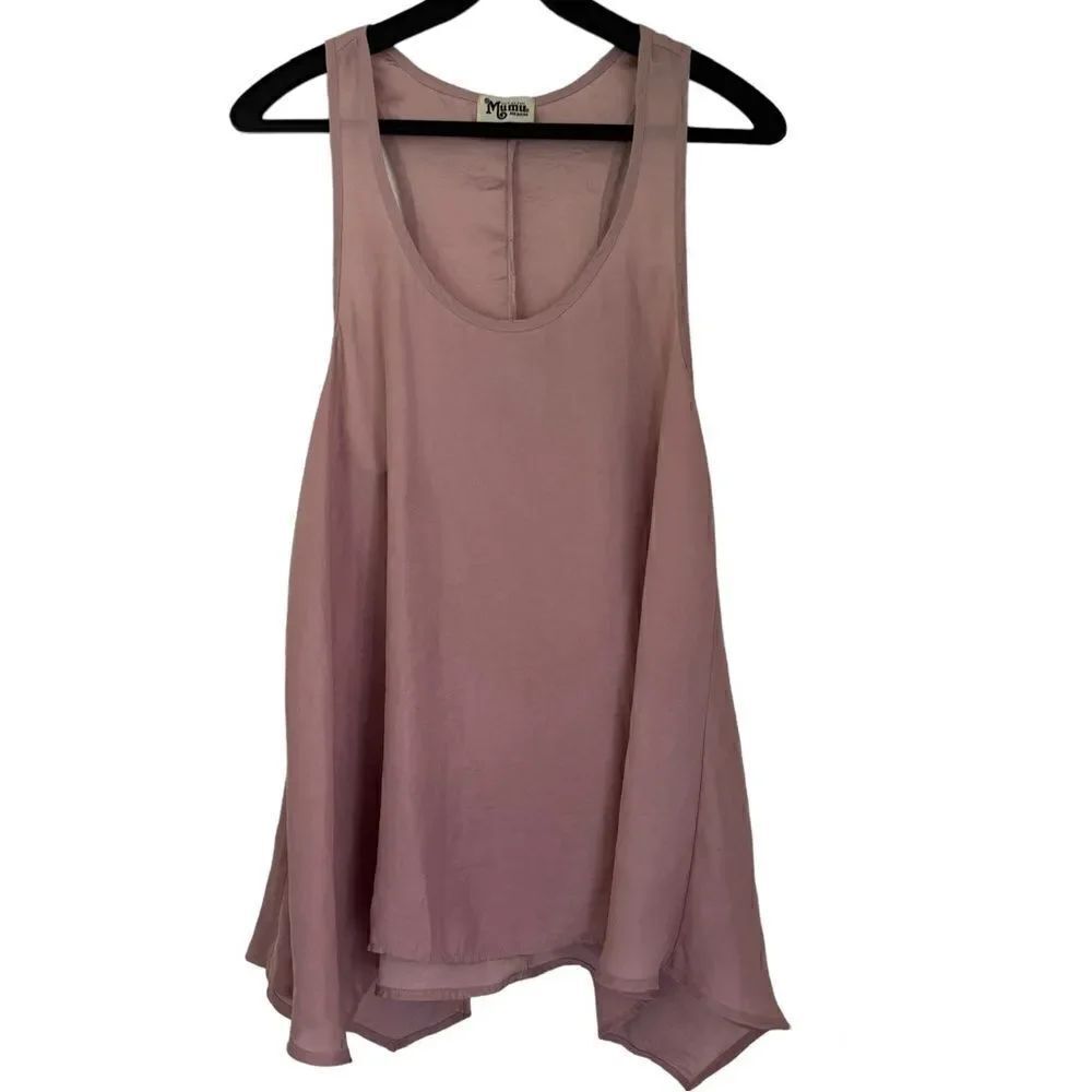 Show Me Your Mumu Asymmetrical Hem Tank Top Size Medium